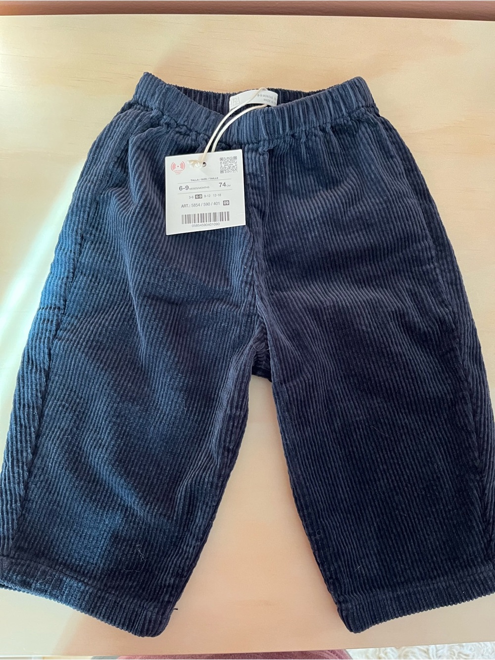 Zara 6-9 month Corduroy Pants